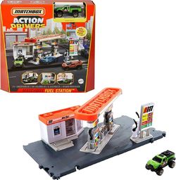 Matchbox  Prawdziwe Przygody Zestaw startowy Stacja benzynowa GVY82_GVY84