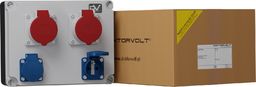Doktorvolt Rozdzielnica budowlana FRED 2x16A 2x230V gniazda Mennekes Doktorvolt 2336