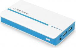 Powerbank Esperanza Atom 11000mAh Biało-niebieski