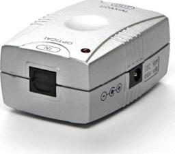 Adapter AV Red Fighter Toslink - RCA (Cinch) srebrny