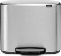 Kosz na śmieci Brabantia na pedał srebrny (121487)