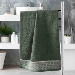 Douceur d`Interieur RĘCZNIK BELINA - Zielony 50x90