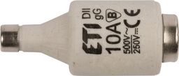 Eti-Polam Wkładka bezpiecznikowa 10A DII gG / BiWtz 500V AC/250V DC E27 002312404