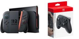 Nintendo Switch 2 Black (N2H001) + Switch 2 Pro Controller (N2P201)