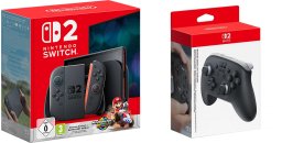 Nintendo Switch 2 + Mario Kart World (N2H002) + Switch 2 Pro Controller (N2P201)