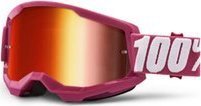 100% Gogle STRATA 2 JUNIOR FLETCHER (Szyba Czerwona Lustrzana Anti-Fog, LT 38%+/-5%)