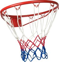 Enero Obręcz do kosza 43cm z siatką Enero czerwona