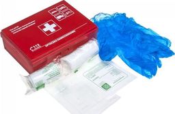 PK-MOT Apteczka samochodowa AS6 (czerwona, plastikowa)