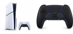 Sony 5 E Chassis Slim + Playstation 5 DualSense Czarny