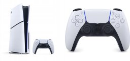 Sony 5 E Chassis Slim + Playstation 5 DualSense Biały