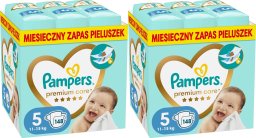 Pampers Pieluchy Premium Care 5, 11-16 kg, 148 szt. x2