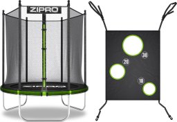 Trampolina ogrodowa Zipro Jump Pro OUT z siatką zewnętrzną 4FT 127cm + Mata Celnościowa