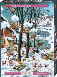 Heye Puzzle 1000 el. Raj w zimie, Ryba GXP-776973