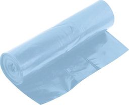 Aglo3 - Worki na śmieci, niebieskie, mocne, folia LDPE, 50 sztuk - 60 l