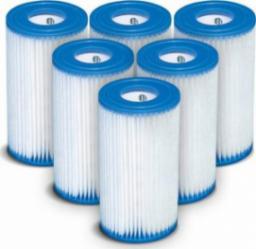 Intex Filtr do pompy komplet Typ A 6 szt. INTEX 29000 x6