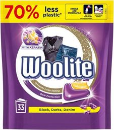 Woolite WOOLITE kapsułki do prania czerń,ciemne,jeans 33szt