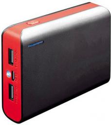 Powerbank Platinet LED 6000mAh Czarno-czerwony