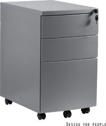 Unique Kontenerek biurowy RPH-02 srebrny
