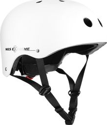 Nils Extreme Kask rowerowy na rolki/deskorolkę MTV12 biały matowy r. XL