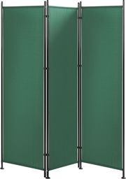 Shumee 3-panelowy parawan pokojowy 160 x 170 cm zielony NARNI