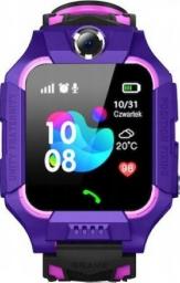 Smartwatch GoGPS K24 Fioletowy  (K24PR)