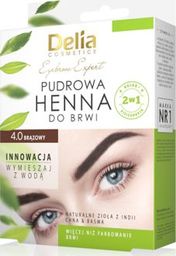 Delia Pudrowa henna do brwi 0.4 Brązowa