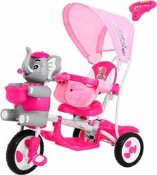 SporTrike Rowerek 3 Kołowy Szczęśliwy Słoń Różowy