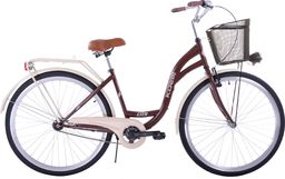 Kozbike Rower miejski 28 damski Kozbike (K54) 1s brązowy-capucino