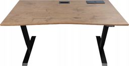 Biurko Zdesk Czarno-Brązowe 138 cm x 68 cm