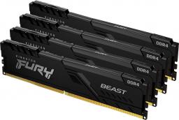 Pamięć Kingston Fury Beast, DDR4, 128 GB, 3600MHz, CL18 (KF436C18BBK4/128)