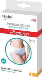 Majtki poporodowe Akuku AKUKU Jednorazowe Majtki Poporodowe Premium XL 5 szt.