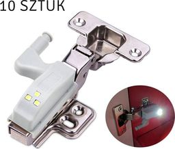 ECpower ZD23F LAMPKA LAMPA MEBLE 3 x LED NA ZAWIASY SZARA