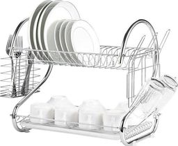 Home Appliances AG373 SUSZARKA DO NACZYŃ 2 POZIOMY OCIEKACZ STAL