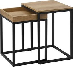 Songmics Zestaw 2 stolików kawowych w stylu industrialnym VASAGLE