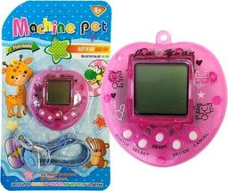 Lean Sport Gra Elektroniczna Tamagotchi Różowa z krótkim łańcuszkiem