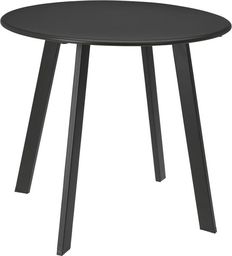H&S Decoration Stolik metalowy okrągły szary mat 50 cm