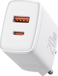Ładowarka Baseus Compact 1x USB-A 1x USB-C 3 A (6953156207240)