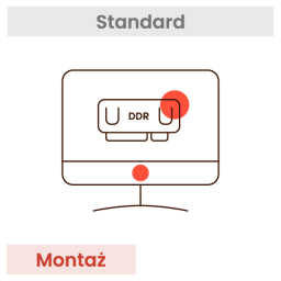  Montaż pamięci w PC lub Laptopie + test