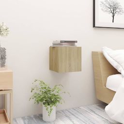 vidaXL Szafka nocna, dąb sonoma, 30,5x30x30 cm, płyta wiórowa