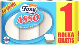  Foxy Asso - Ręcznik kuchenny, 2-warstwowy Biały