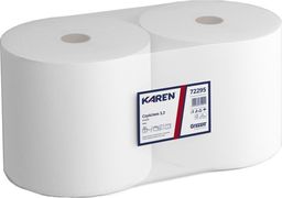 Karen - Czyściwo papierowe w dużej roli, 2-warstwy, 310 m 2 rolki
