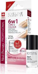 Eveline Nail Therapy Lakier odżywka 6w1 Care & Colour French 5ml