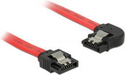 Delock SATA - SATA, 0.3m, Czerwony (83963)
