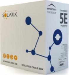 Solarix Kabel instalacyjny Solarix FTP, Cat5E, drut, PVC, puszka 305m SXKD-5E-FTP-PVC