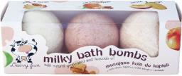 Dairy fun Musujące kule do kąpieli Karmel-Miód-Brzoskwinia 1 op.-(3x100g) - 711636