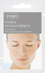 Ziaja Maska do twarzy oczyszczająca z glinką szarą 7ml
