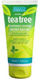 Beauty Formulas Tea Tree Peeling oczyszczający do twarzy 150ml