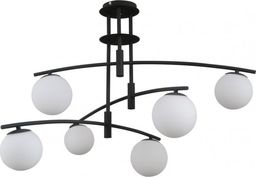 Lampa wisząca Italux Nowoczesna lampa wisząca LED Ready czarna Italux Senai kule PND-31322-6A-SB