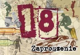 KUKARTKA Zaproszenie ZZ-051 Urodziny 18 (5 szt.)