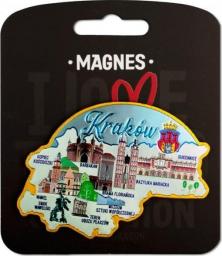 Pan Dragon Magnes I love Poland Kraków ILP-MAG-A-KRA-24